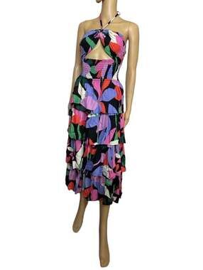 Roxane. Halter Neck Midi Dress – ELF